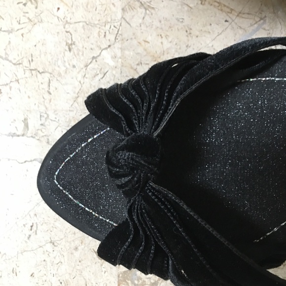 Elegant Evening Black Dress Pump Open Toe High Heel by Hype Size 6.5 - Picture 5 of 13